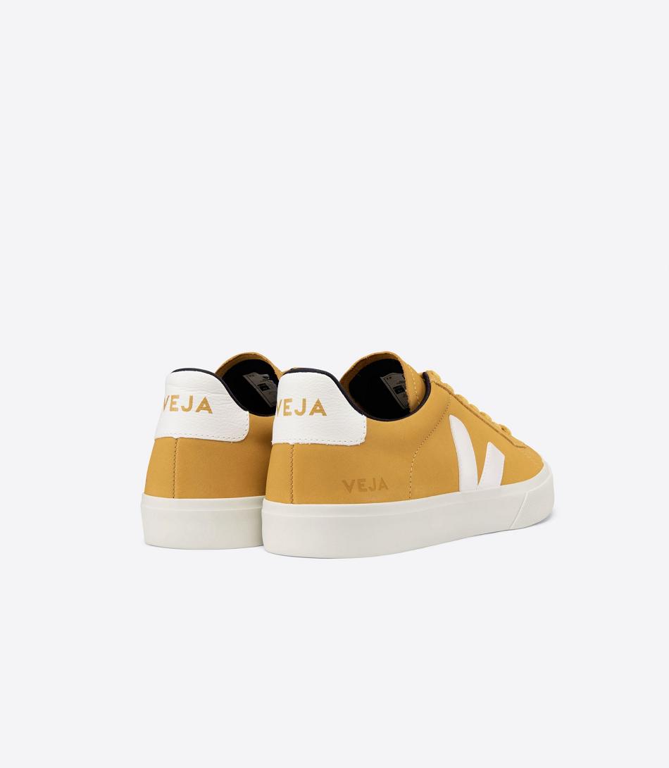 Veja Campo Nubuck Moutarde Adults Outlet Vita | SEICD79756