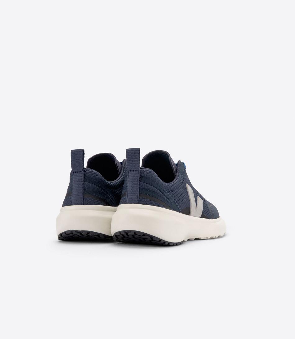 Veja Canary Elastic Laces Alveomesh Nautico Oxford Kids Vegan Grå | LSETR30524