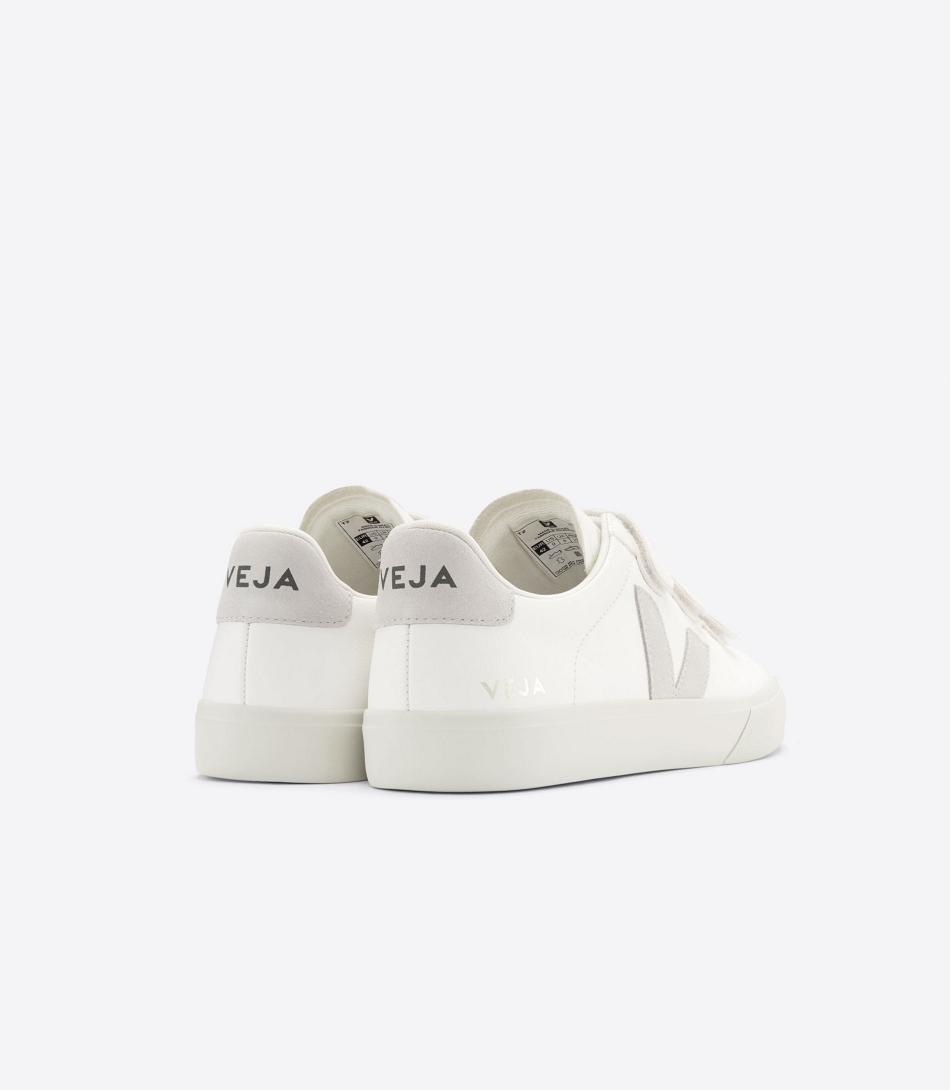 Veja Chromefree Läder Natural Recife Dam Vita Beige | SECVG16578