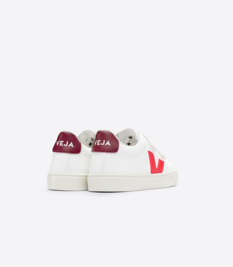 Veja Chromefree Läder Rose Fluo Marsala Esplar Barn Vita Rosa | TSEWZ23845