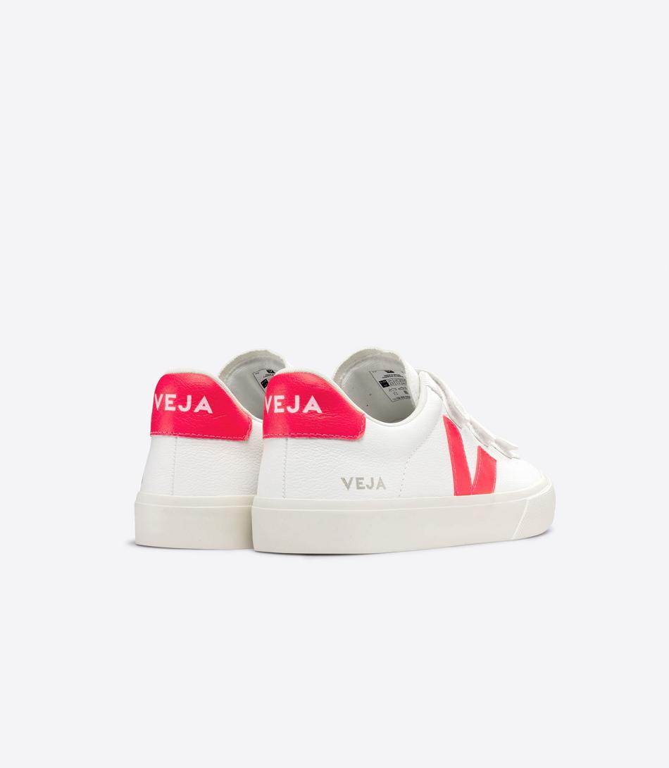 Veja Chromefree Läder Rose Fluo Recife Dam Vita Rosa | USEND15206