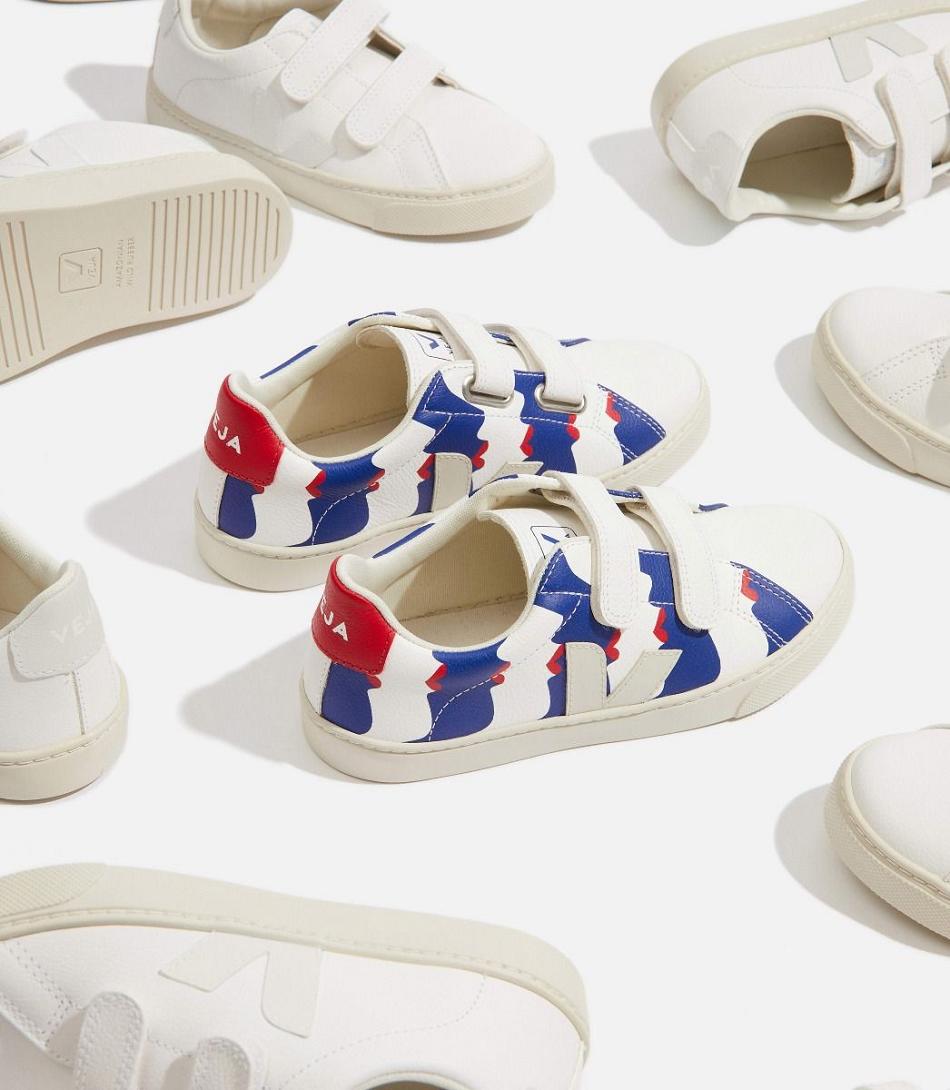 Veja Esplar Chromefree Läder Malika Favre Lips Multi Kids Outlet Olika Färger | SEEGJ87151