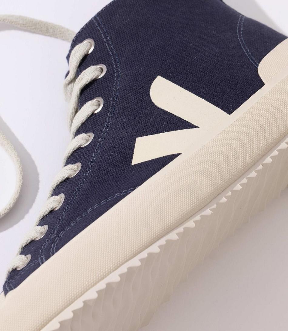 Veja Nova Ht Canvas Marine Pierre Adults Vegan Blå | GSEEC89339