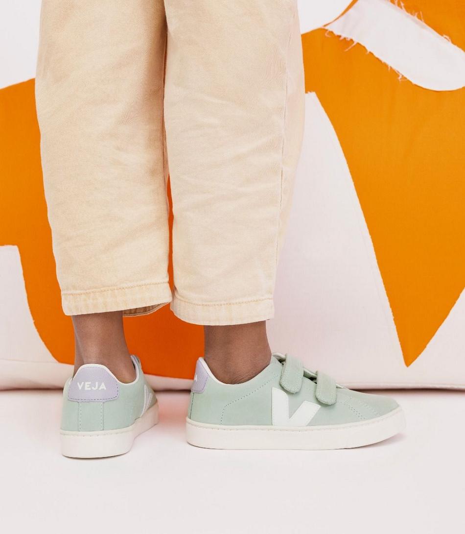 Veja Nubuck Matcha Esplar Barn Vita | GSEEC63271