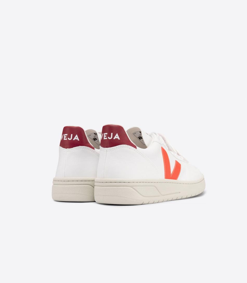 Veja V-10 Cwl Fluo Marsala Adults Outlet Vita Orange | XSEGW98973