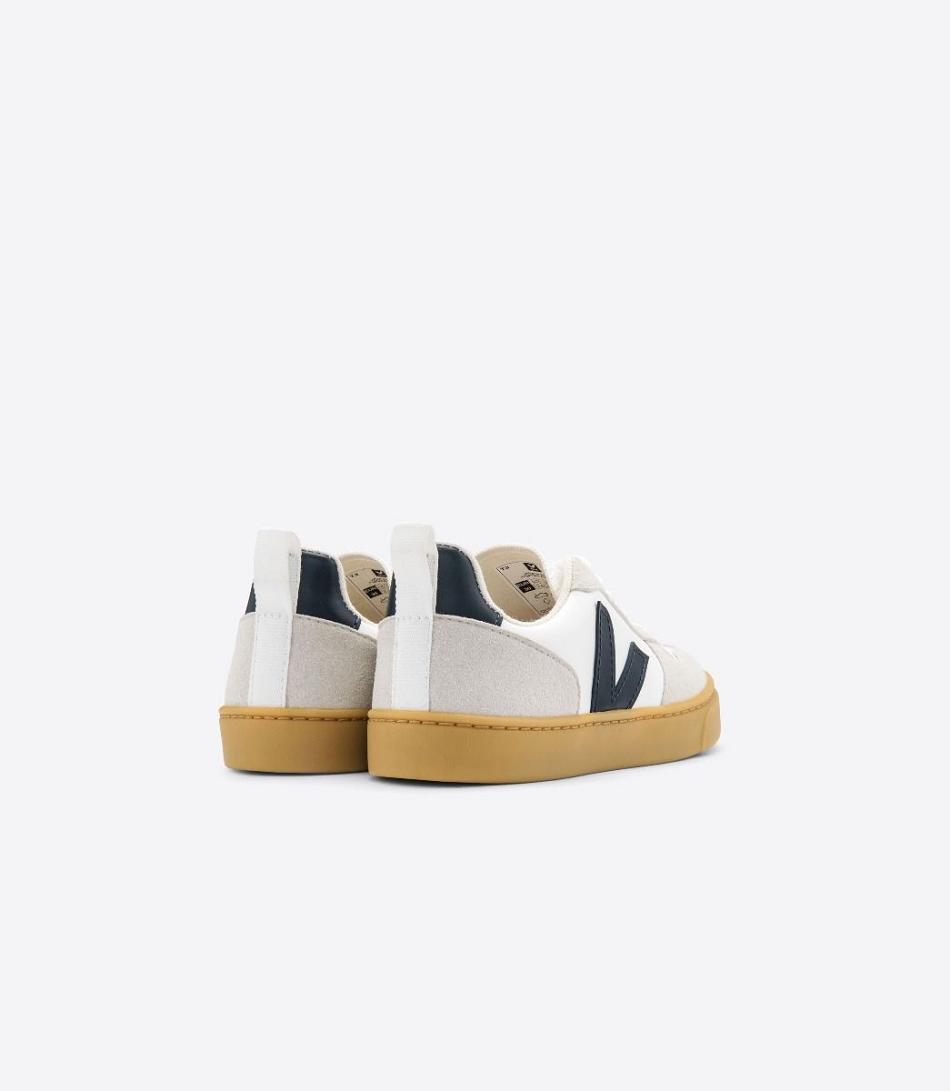 Veja V-10 Laces Cwl Nautico Kids Outlet Vita | FSEUI43093