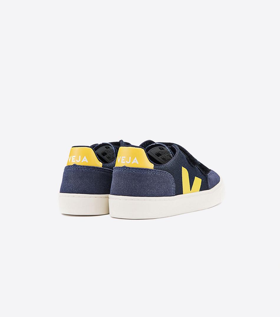 Veja V-12 Canvas Nautico Kids Outlet Guld Gula | ZSENQ99530