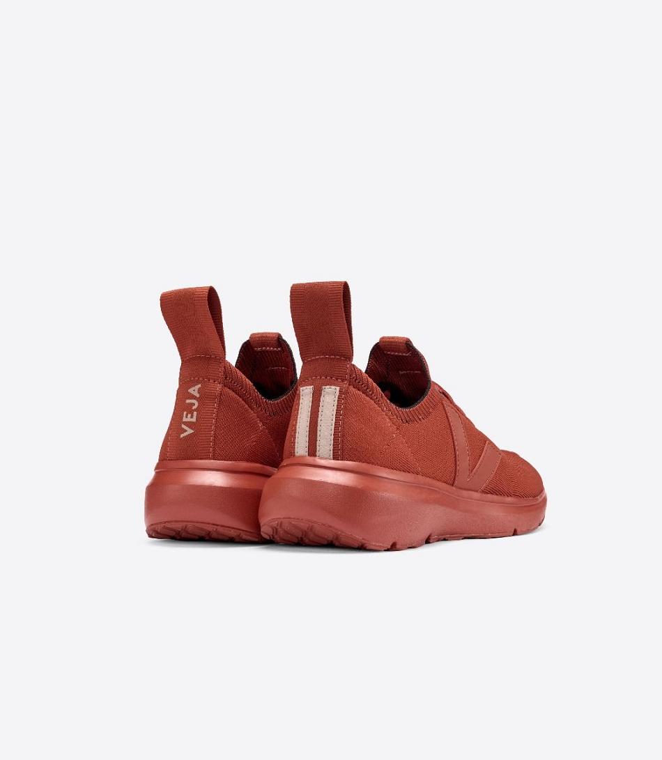 Veja V-knit Rick Owens Full Rust Adults Outlet Röda | ESEVG41334