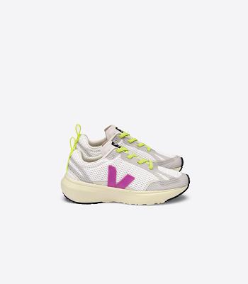 Veja Canary Elastic Laces Ultraviolet Kids Outlet Vita | ASEDF54344