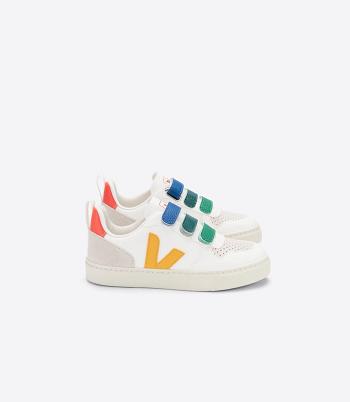 Veja Chromefree Läder Multico Ouro V-10 Barn Vita | FSEUI62941