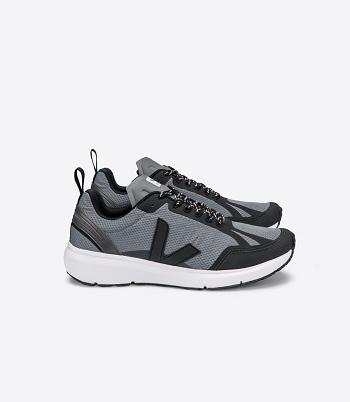 Veja Condor 2 Alveomesh Concrete Adults Vegan Svarta | FSEUI99416