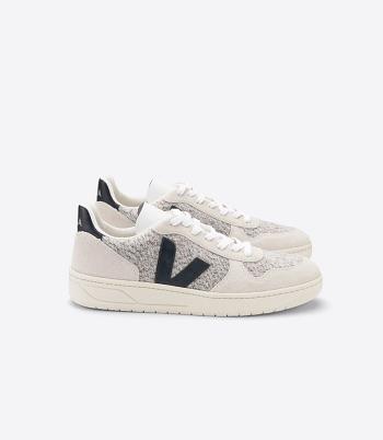 Veja Flannel Snow V-10 Herr Vita Svarta | SEXBR92497