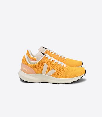 Veja Marlin Lt V-knit Ouro Pierre Stabila Löparskor Sneakers Orange | YSEGT97436