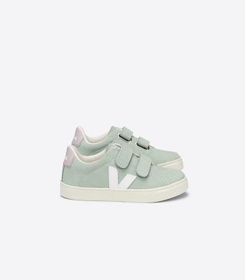 Veja Nubuck Matcha Esplar Barn Vita | GSEEC63271