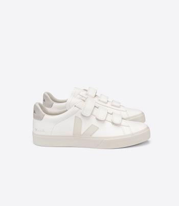 Veja Recife Chromefree Läder Pierre Natural Adults Outlet Vita Beige | SEEAH87712