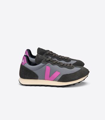 Veja Rio Branco Alveomesh Concrete Ultraviolet Adults Outlet Svarta | ASEDF50481