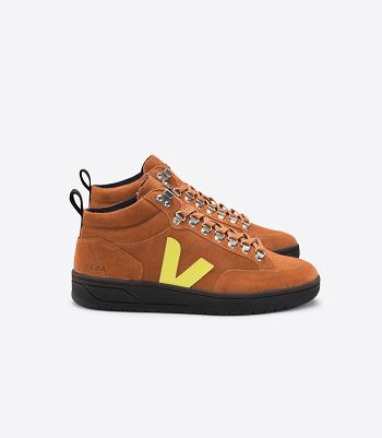 Veja Roraima Bastille Mocka Tuile Jaune Fluo Adults Outlet Bruna | SEXBR22962