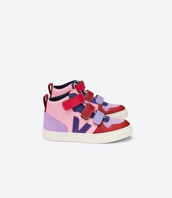 Veja V-10 Mid Chromefree Make My Lemonade Guimauve Kids Outlet Rosa | ASEWC76436