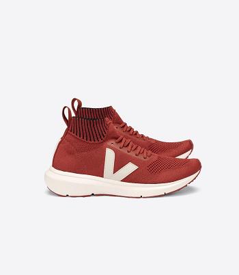 Veja V-knit Rick Owens Mid Rust Adults Outlet Röda | SEQCS16114